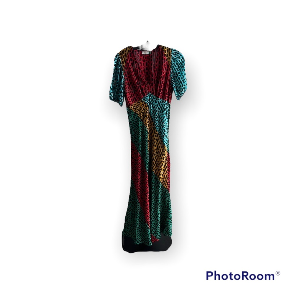 RIXO Stunning maxi dress size S